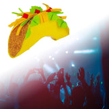 Maxbell 3xMexican Hat Funny Creative Women Decor Headwear for Party Halloween Carnival Taco 20cmx40cm
