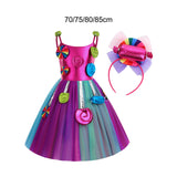 Maxbell 3xCandy Dress for Girls Sleeveless Princess Dress Dance Role Playing 110