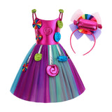 Maxbell 3xCandy Dress for Girls Sleeveless Princess Dress Dance Role Playing 110