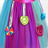 Maxbell 2xCandy Dress for Girls Sleeveless Princess Dress Dance Role Playing 110