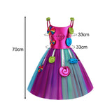 Maxbell 4xCandy Dress for Girls Sleeveless Princess Dress Dance Role Playing 110