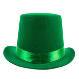 Maxbell 2xGreen Top Hats Steampunk Hats Funky Tall ST Patricks Day Hats Party Supplies