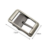 Maxbell 6xAlloy Belt Buckle Luxury for Leather Strap Reversible Zinc Alloy Replacement