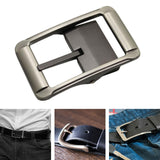 Maxbell 6xAlloy Belt Buckle Luxury for Leather Strap Reversible Zinc Alloy Replacement