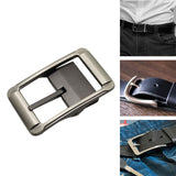 Maxbell 6xAlloy Belt Buckle Luxury for Leather Strap Reversible Zinc Alloy Replacement
