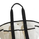 Maxbell 2xWomen Tote Bag Double Handles Lightweight Handbag for Commuting Travel Party Black