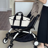 Maxbell 2xWomen Tote Bag Double Handles Lightweight Handbag for Commuting Travel Party Black