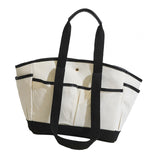 Maxbell 2xWomen Tote Bag Double Handles Lightweight Handbag for Commuting Travel Party Black