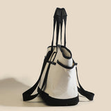 Maxbell 2xWomen Tote Bag Double Handles Lightweight Handbag for Commuting Travel Party Black