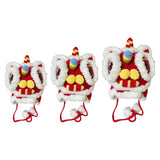 Maxbell Chinese Lion Dance Hat Skiing Soft Thermal Hat Cold Weather Winter Warm Hat