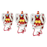 Maxbell Chinese Lion Dance Hat Skiing Soft Thermal Hat Cold Weather Winter Warm Hat