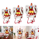 Maxbell Chinese Lion Dance Hat Skiing Soft Thermal Hat Cold Weather Winter Warm Hat