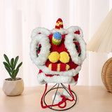Maxbell Chinese Lion Dance Hat Skiing Soft Thermal Hat Cold Weather Winter Warm Hat