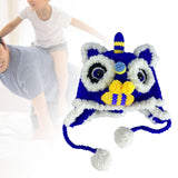 Maxbell Animal Hat Cold Weather with Earflap Ear Protection Chinese Lion Dance Hat