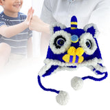 Maxbell Animal Hat Cold Weather with Earflap Ear Protection Chinese Lion Dance Hat