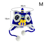 Maxbell Animal Hat Cold Weather with Earflap Ear Protection Chinese Lion Dance Hat