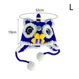 Maxbell Animal Hat Cold Weather with Earflap Ear Protection Chinese Lion Dance Hat