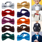 Maxbell Kids Bow Tie Boys Boys Tuxedo Bowties for Celebrations Anniversary Birthdays Gray