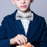 Maxbell Kids Bow Tie Boys Boys Tuxedo Bowties for Celebrations Anniversary Birthdays Gray