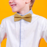 Maxbell Kids Bow Tie Boys Boys Tuxedo Bowties for Celebrations Anniversary Birthdays Yellow
