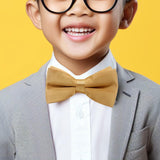 Maxbell Kids Bow Tie Boys Boys Tuxedo Bowties for Celebrations Anniversary Birthdays Yellow
