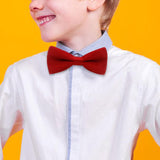 Maxbell Kids Bow Tie Boys Boys Tuxedo Bowties for Celebrations Anniversary Birthdays Red