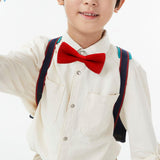 Maxbell Kids Bow Tie Boys Boys Tuxedo Bowties for Celebrations Anniversary Birthdays Red