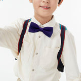 Maxbell Kids Bow Tie Boys Boys Tuxedo Bowties for Celebrations Anniversary Birthdays Purple