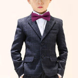 Maxbell Kids Bow Tie Boys Boys Tuxedo Bowties for Celebrations Anniversary Birthdays Rose Red
