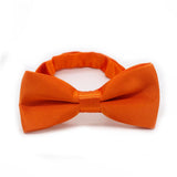 Maxbell Kids Bow Tie Boys Boys Tuxedo Bowties for Celebrations Anniversary Birthdays Orange