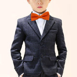 Maxbell Kids Bow Tie Boys Boys Tuxedo Bowties for Celebrations Anniversary Birthdays Orange