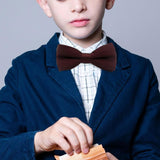 Maxbell Kids Bow Tie Boys Boys Tuxedo Bowties for Celebrations Anniversary Birthdays Dark Brown