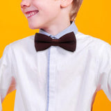 Maxbell Kids Bow Tie Boys Boys Tuxedo Bowties for Celebrations Anniversary Birthdays Dark Brown