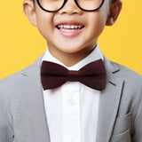 Maxbell Kids Bow Tie Boys Boys Tuxedo Bowties for Celebrations Anniversary Birthdays Dark Brown