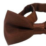 Maxbell Kids Bow Tie Boys Boys Tuxedo Bowties for Celebrations Anniversary Birthdays Light Brown