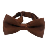 Maxbell Kids Bow Tie Boys Boys Tuxedo Bowties for Celebrations Anniversary Birthdays Light Brown