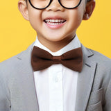 Maxbell Kids Bow Tie Boys Boys Tuxedo Bowties for Celebrations Anniversary Birthdays Light Brown