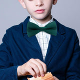 Maxbell Kids Bow Tie Boys Boys Tuxedo Bowties for Celebrations Anniversary Birthdays Green