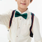 Maxbell Kids Bow Tie Boys Boys Tuxedo Bowties for Celebrations Anniversary Birthdays Green