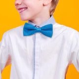 Maxbell Kids Bow Tie Boys Boys Tuxedo Bowties for Celebrations Anniversary Birthdays Light Blue