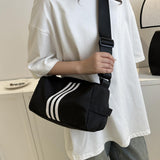 Maxbell 3xWomen Shoulder Bag Fashionable Hobo Crossbody Bag for Camping Hiking Outdoor black