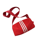 Maxbell 3xWomen Shoulder Bag Fashionable Hobo Crossbody Bag for Camping Hiking Outdoor red
