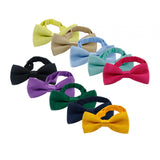 Maxbell Kids Bow Tie Versatile Soft Tux Bowties for Birthdays Stage Performance Prom Yellow Green