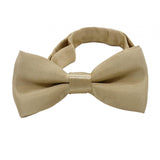 Maxbell Kids Bow Tie Versatile Soft Tux Bowties for Birthdays Stage Performance Prom Khaki