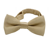 Maxbell Kids Bow Tie Versatile Soft Tux Bowties for Birthdays Stage Performance Prom Khaki