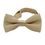 Maxbell Kids Bow Tie Versatile Soft Tux Bowties for Birthdays Stage Performance Prom Khaki