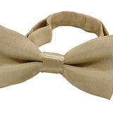 Maxbell Kids Bow Tie Versatile Soft Tux Bowties for Birthdays Stage Performance Prom Khaki