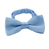 Maxbell Kids Bow Tie Versatile Soft Tux Bowties for Birthdays Stage Performance Prom Light Blue