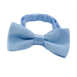 Maxbell Kids Bow Tie Versatile Soft Tux Bowties for Birthdays Stage Performance Prom Light Blue