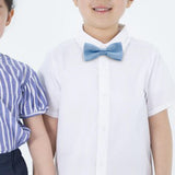 Maxbell Kids Bow Tie Versatile Soft Tux Bowties for Birthdays Stage Performance Prom Light Blue